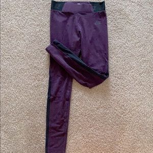 Purple Nike workout leggings